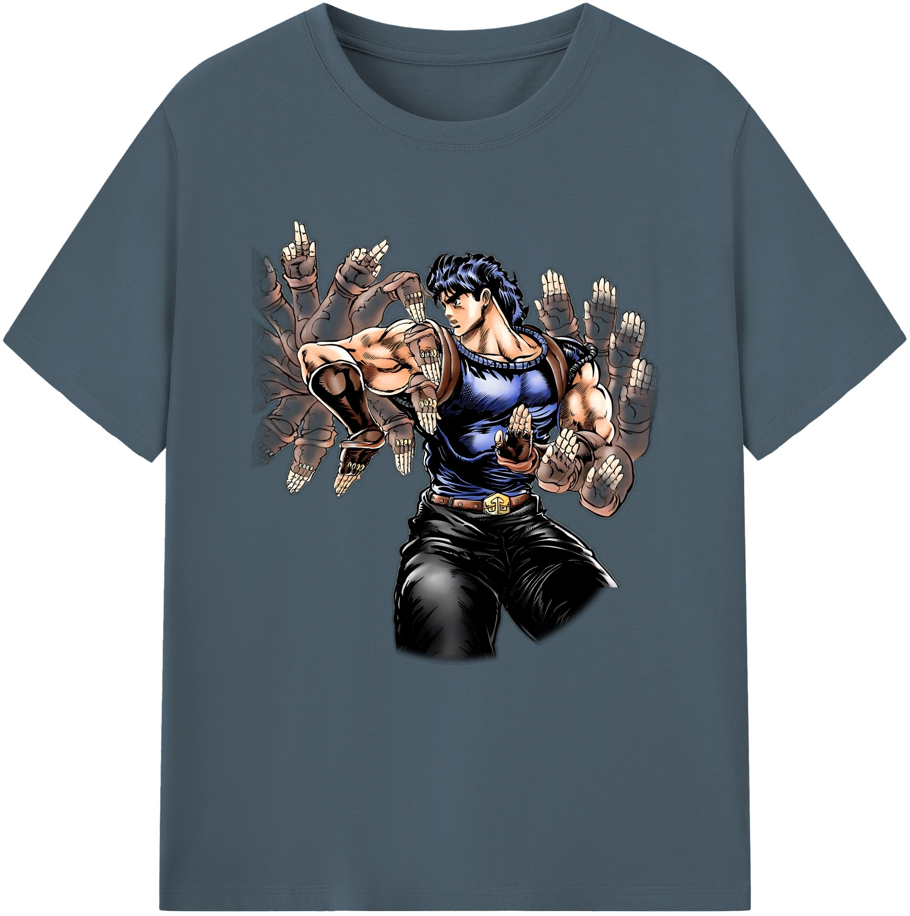 （画像用） ジョジョの奇妙な冒険 /ジョナサン?ジョースター JoJo's Bizarre Adventure Jonathan Joestar 綿100％半袖Tシャツ（フロントプリント）